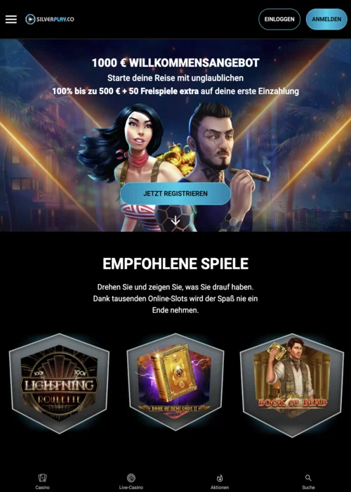 >Top-Spiele Silverplay Casino